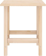 Classic Adirondack Chair Set with Table, Solid Fir Wood Outdoor Furniture for Patio and Garden, Ergonomic Design - Photo 9