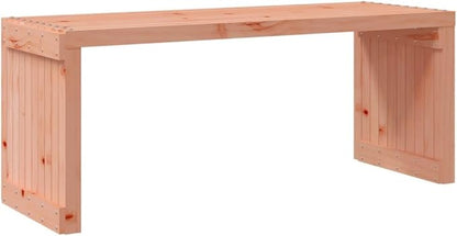 Patio Bench Extendable 83.7"x15.9"x17.7" Solid Wood Pine Outdoor Benches Garden Benches Perfect for Any Front Porch Patio Backyard Lawn Garden etc.