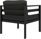 Anthracite Outdoor Sectional Corner Seat 27.6x27.6x25.4 in Aluminum Frame Lightweight Modular Patio Couch for Balcony - Photo 5