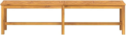 Patio Bench 70.9" Solid Wood Acacia Garden Benches Patio Benches Outdoor Bench for Park Garden Patio and Lounge