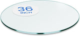 Dulles Glass 36 inch Round Glass Table Top - Tempered - 3/8" Thick Glass Surface, Safe Flat Polished - Photo 1