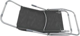 2 Pack Folding Outdoor Chaise Lounge Anthracite Textilene Modern Adjustable Backrest 23.6x55.9x38.2 in Lightweight - Photo 6