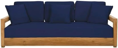 SAFAVIEH Couture Outdoor Collection CPT1004 Bench, Navy