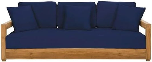 SAFAVIEH Couture Outdoor Collection CPT1004 Bench, Navy