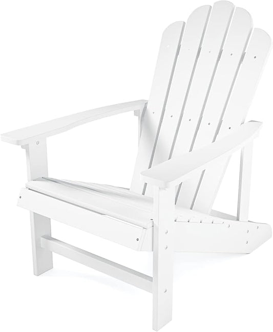 Adirondack Chairs Weather Resistant, Patio Firepit Chair, Sturdy Outside Chairs, Lawn Chairs, Easy Assembly 350lb, for Outdoor Patio Yard