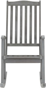 Wooden Rocking Chair with Cream Cushions - Photo 4
