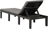 Sunlounger Anthracite Plastic Large Multi-Position Backrest Outdoor Recliner Poolside Recliner for Outside Balcony - Photo 7