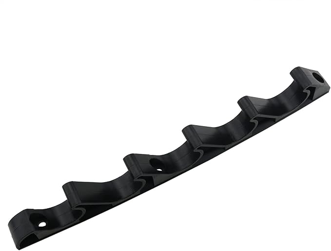 Adjustment Bracket CHENJIN 2PCS 6 Position Nylon Black Adjustment Brackets for Patio Outdoor Lawn Yard Furniture or Chaise Lounges, Back-Height Multi Position Adjuster
