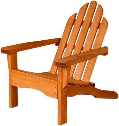 Amish Casual Heavy Duty Adirondack Chair in Cedar - Authentic Amish Craftmanship from Treated Pine, Outdoor Chair Made in The USA, 800 Lb Weight Capacity