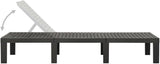 Adjustable Patio Sun Lounger with Thick Cushions - Photo 4
