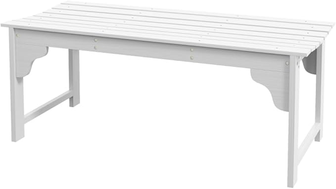Sturdy Outdoor Garden Bench for Patio, Backyard, or Yard Seating – Weather-Resistant Metal Frame with Comfortable Slatted Design