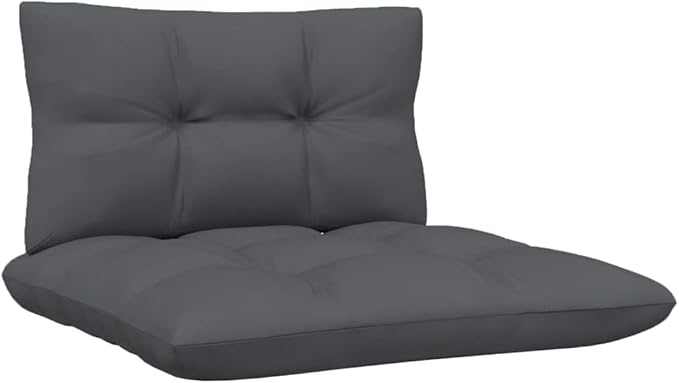 Patio Middle Sofa with Cushions Black Solid Pinewood Outdoor Chairs Furniture Outdoor Patio Furniture Set Suitable for - Photo 6