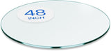 Dulles Glass 48 inch Round Glass Table Top - Tempered - 1/2" Thick Glass Surface, Safe Flat Polished - Photo 1