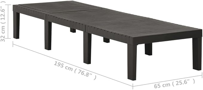 Adjustable Patio Sun Lounger with Thick Cushions - Photo 2