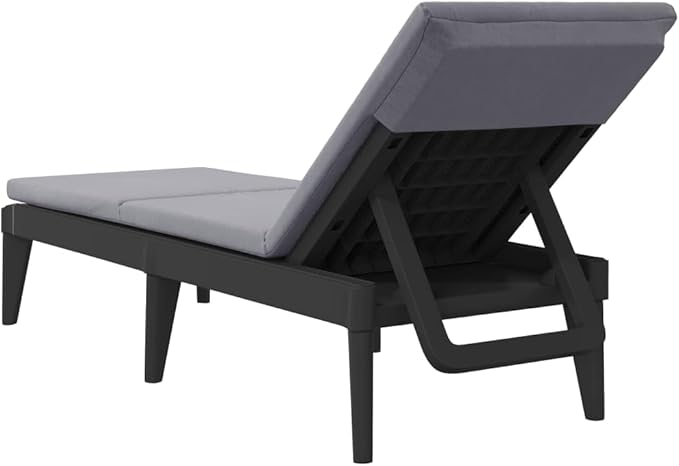 Sun Lounger with Cushion, Sofa Pool Patio daybed Lounge Chaise Outdoor Daybed Suitable for Deck Poolside Lawn Garden - Photo 6