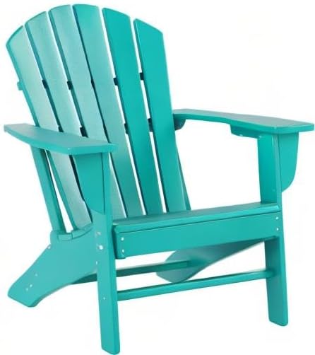 WestinTrends Dylan Outdoor Adirondack Chair (Set of 2), Turquoise