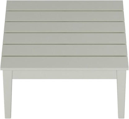 Costaelm Outdoor Side Tables for Patio, Small Patio Conversation Table Weather Resistant Coffee Table, Small Square Table Outdoor End Tables for Porch, Balcony, Poolside, Deck, Sand