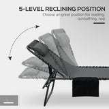 3-in-1 Oversized Sun Tanning Chair with Mat & Face Hole - Photo 5