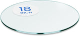 Dulles Glass 18 inch Round Glass Table Top - Tempered - 1/4" Thick Glass Surface, Safe Flat Polished - Photo 1