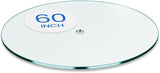 Dulles Glass 60 inch Round Glass Table Top Center Hole - Tempered - 1/4" Thick Glass Surface, Safe Flat Polished - Photo 1