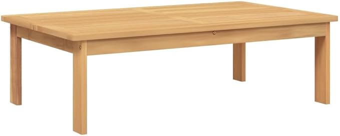 Garden Table Natural Wood Solid Acacia Wood Standard Durable Outdoor Furniture Outdoor Couch Poolside Lounge Furniture Backyard Seating Ensemble for Deck Balcony Patio Garden