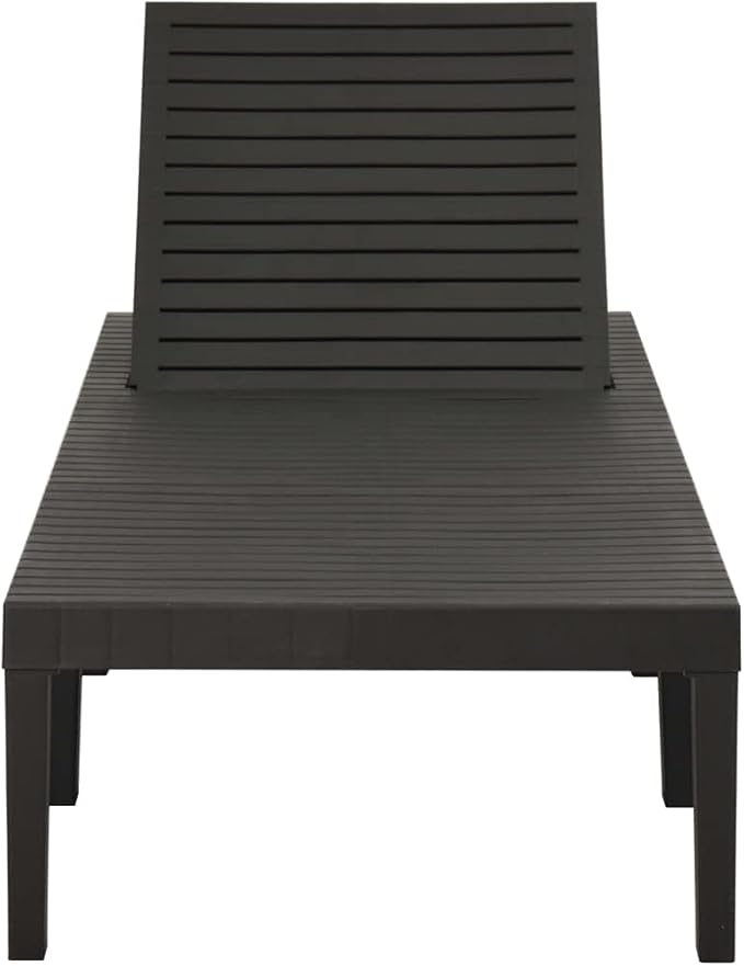 Adjustable Patio Sun Lounger with Thick Cushions - Photo 3