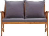 Patio Bench with Cushions, Outdoor Bench, Garden Bench, Balcony Bench, Outdoor Furniture, Picnic Table Bench - Photo 2