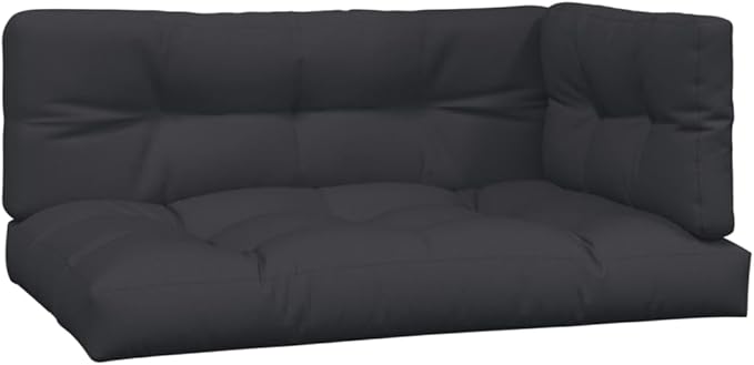 Patio Sofa Black and Natural Wood Solid Acacia Wood, Polyester Fabric Outdoor Patio Couch Couch for Outdoor Porch