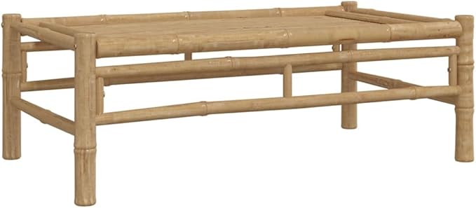 Modern Outdoor Lounge Set with Bamboo Fiber Frame and Zippered Cushions for Patio, Balcony, and Garden Comfort - Photo 7