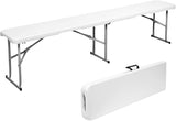 Plastic Folding Bench - Portable Bench Used for Indoor, Outdoor, Picnic, Party, Camping, Dining Seat - Photo 1