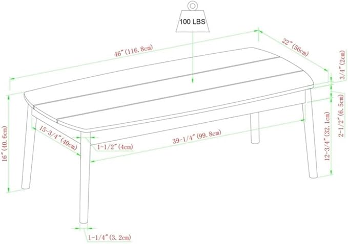 Pemberly Row Modern Outdoor Coffee Table, Solid Eucalyptus Wood, Natural Finish, Spindle Style, Small Space-Friendly - Photo 2