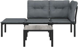 Outdoor Patio Corner Chair, Modular Poly Rattan Garden Sofa Seat with Weather-Resistant Cushions - Photo 3