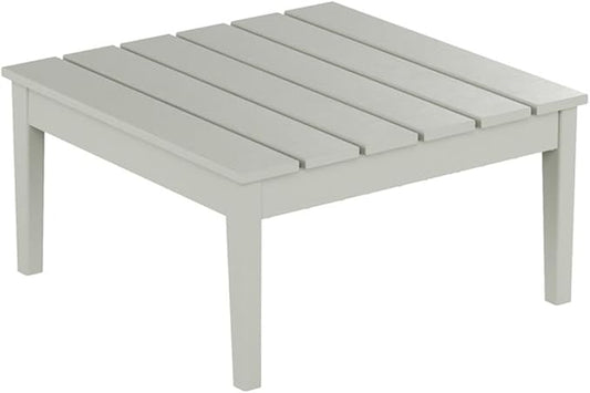 Costaelm Outdoor Side Tables for Patio, Small Patio Conversation Table Weather Resistant Coffee Table, Small Square Table Outdoor End Tables for Porch, Balcony, Poolside, Deck, Sand