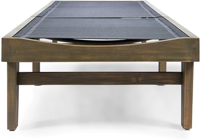 Outdoor Chaise Lounge Chair, Weather-Resistant Reclining Pool Lounger for Patio, Garden, Backyard & Poolside - Photo 5