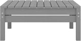 3-Piece Patio Lounge Set Solid Pinewood Gray Outdoor Furniture Set for Backyard, Balcony, Porch - Photo 8