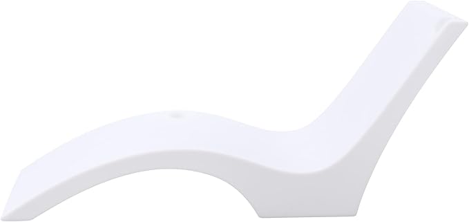 VEVOR Pool Lounge Chairs, Set of 2 Chaise Lounger, Water Weighted in-Pool Lounger Chairs for up to 9" Water Depths, Anti-Floating Patio Furniture with Cup Phone Holders for Sun Shelf & Tanning Ledge