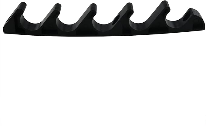 Adjustment Bracket CHENJIN 2PCS 6 Position Nylon Black Adjustment Brackets for Patio Outdoor Lawn Yard Furniture or Chaise Lounges, Back-Height Multi Position Adjuster