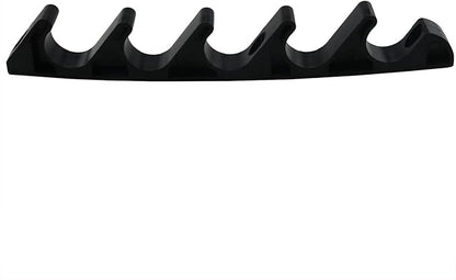 Adjustment Bracket CHENJIN 2PCS 6 Position Nylon Black Adjustment Brackets for Patio Outdoor Lawn Yard Furniture or Chaise Lounges, Back-Height Multi Position Adjuster