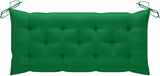 Folding Garden Bench Bamboo Outdoor Bench with Removable Cushion Foldable Design for Patio Backyard Garden Terrace 47.2 - Photo 8