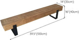 CraftThink Wooden Dining Bench - Photo 2