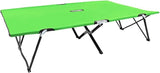 Double Sun Lounger Folding Outdoor Chaise Lounge Chair for Two, Green - Photo 1