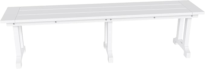WestinTrends Malibu 65" Outdoor Dining Bench - Photo 7