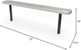 COATEDOUTDOORFURNITURE Coated Outdoor Furniture Heavy-Duty Outdoor Bench Thermoplastic Coated, Expanded Metal - Photo 2