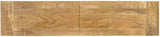 Solid Mango Wood Outdoor Bench, Large Durable Garden Bench for Patio, Natural Wood Finish, Weather-Resistant Hardwood - Photo 5