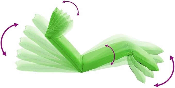 Foldable Green Oxford Outdoor Chaise Lounge, 22x68.9x3.9 in Steel Frame Sunbathing Chair, 5-Position Reclining for Patio - Photo 5