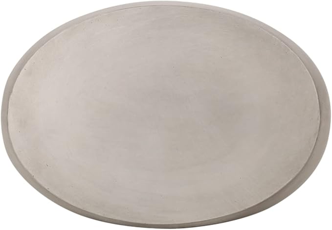 Richie Outdoor Lightweight Concrete Side Table, Light Gray - Photo 5