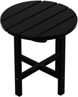 Costaelm Round Outdoor Side Tables, Adirondack Patio Tables for Outside, HDPE Patio End Table Weather Resistant - Photo 4