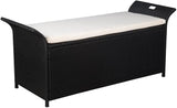 Storage Bench, Benches for Outside, Porch Bench, Yard Bench, Garden Bench, with Cushion, for The Front Porch, Deck - Photo 1