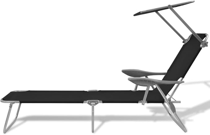 Sun Lounger, Outdoor All-Weather Patio Chaise Lounge Chair, Outdoor Recliner Lounge Chair Sun Loungers, for Garden - Photo 3