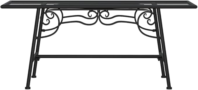 Circular Outdoor Steel Tree Bench 43.3 in Round Garden Seating Black Powder Coated Weather Resistant Park Style for Backyard Patio Porch Deck